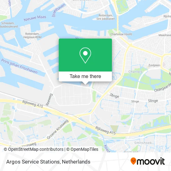 Argos Service Stations map