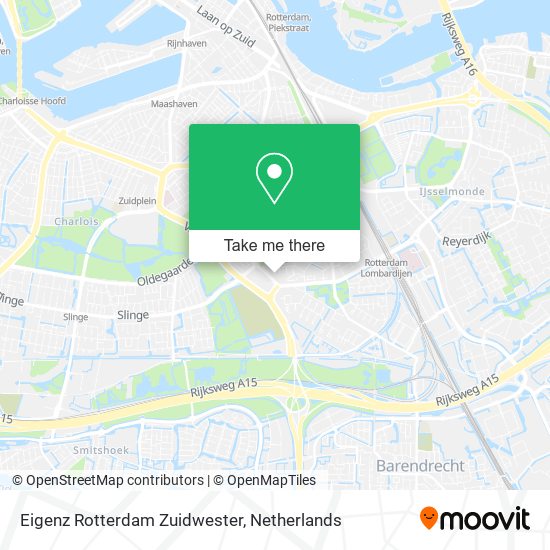 Eigenz Rotterdam Zuidwester map