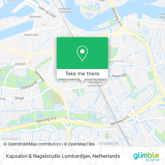 Kapsalon & Nagelstudio Lombardijen map