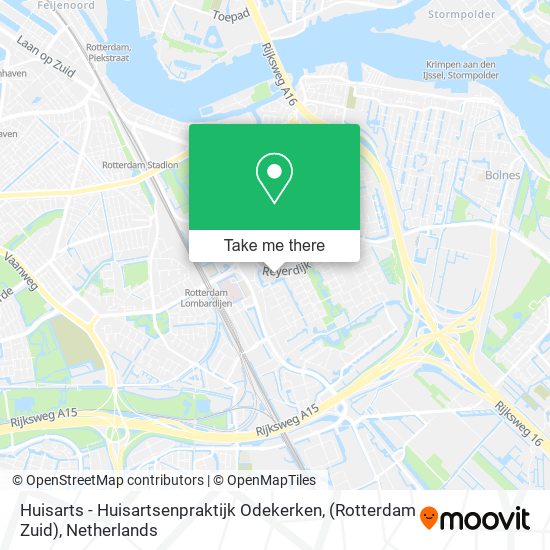 Huisarts - Huisartsenpraktijk Odekerken, (Rotterdam Zuid) map