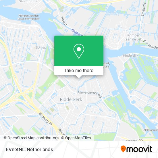 EVnetNL map