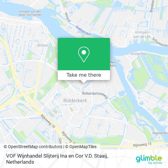 VOF Wijnhandel Slijterij Ina en Cor V.D. Staaij map