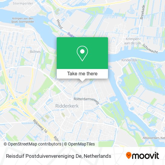 Reisduif Postduivenvereniging De map