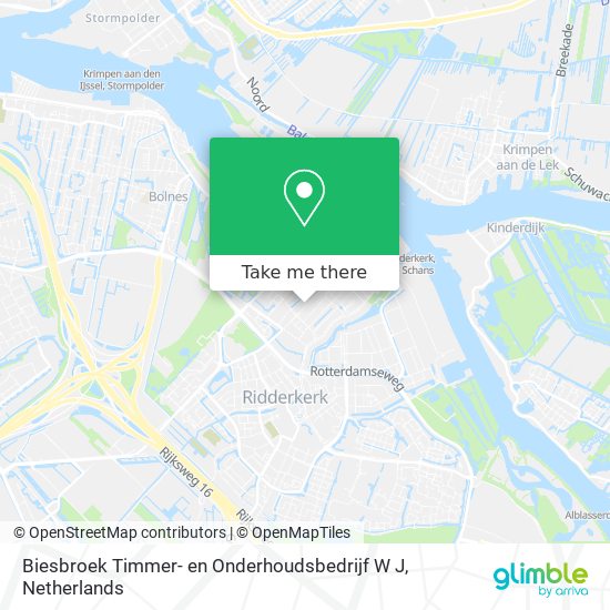 Biesbroek Timmer- en Onderhoudsbedrijf W J map