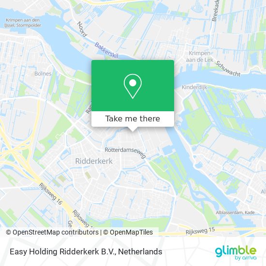 Easy Holding Ridderkerk B.V. map