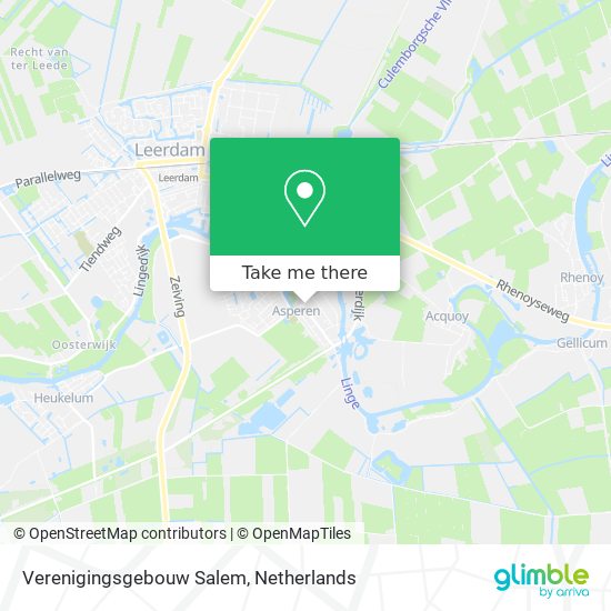 Verenigingsgebouw Salem map