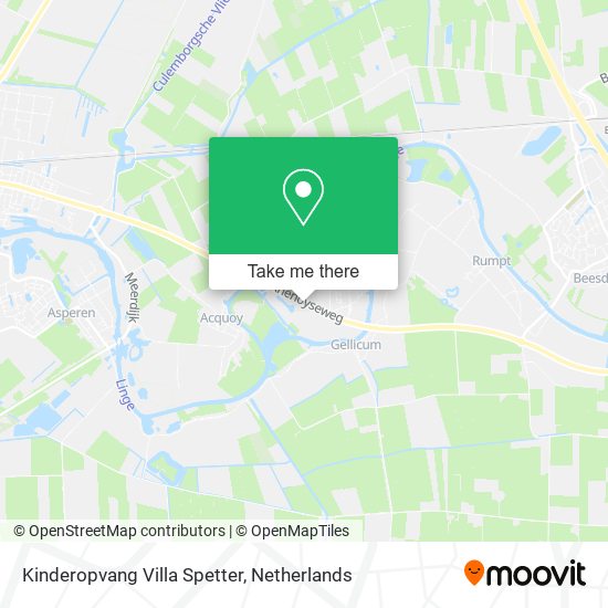 Kinderopvang Villa Spetter map