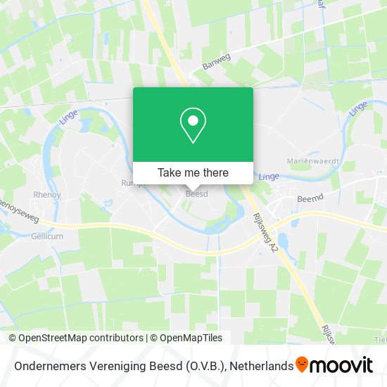 Ondernemers Vereniging Beesd (O.V.B.) map
