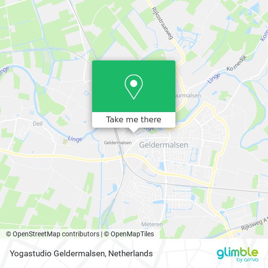Yogastudio Geldermalsen map