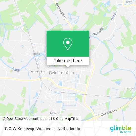 G & W Koelewijn Visspecial map