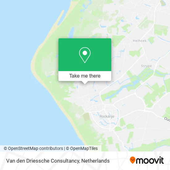 Van den Driessche Consultancy map