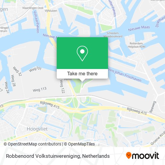 Robbenoord Volkstuinvereniging map