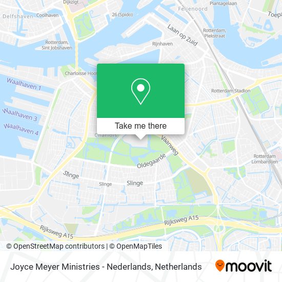 Joyce Meyer Ministries - Nederlands map