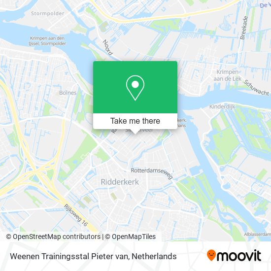 Weenen Trainingsstal Pieter van map