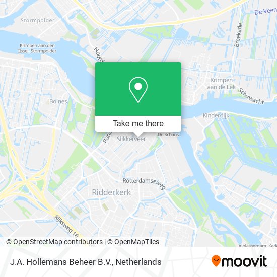 J.A. Hollemans Beheer B.V. map