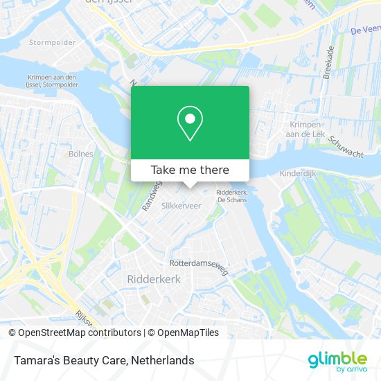 Tamara's Beauty Care map