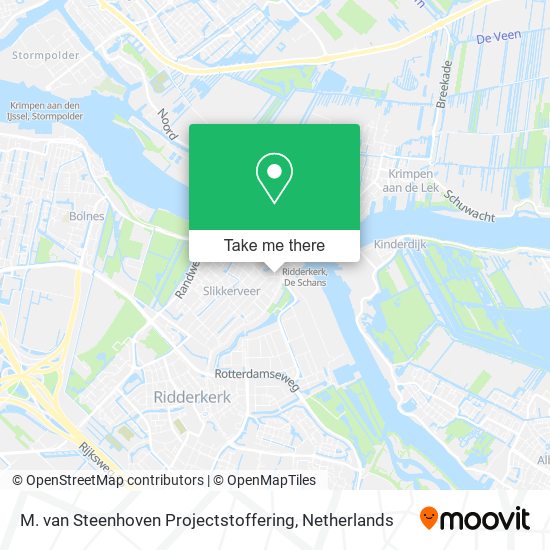 M. van Steenhoven Projectstoffering map