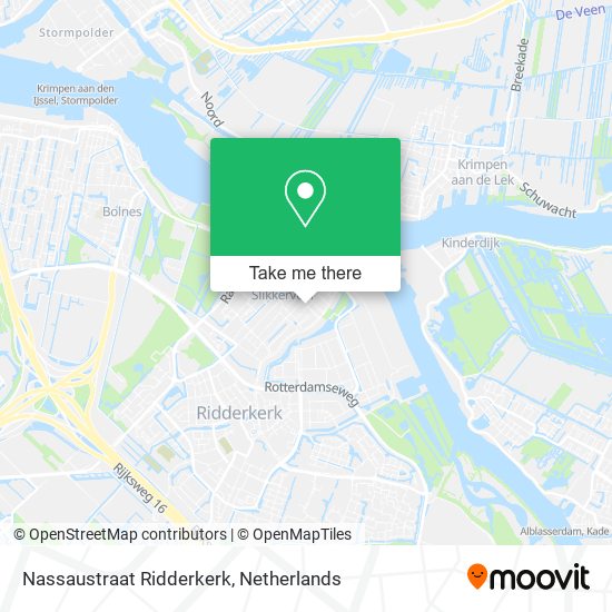 Nassaustraat Ridderkerk map