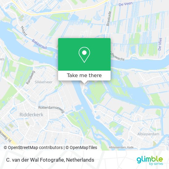 C. van der Wal Fotografie map