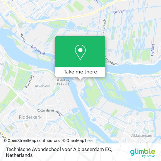 Technische Avondschool voor Alblasserdam EO map