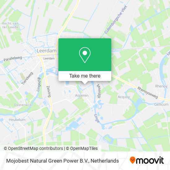 Mojobest Natural Green Power B.V. Karte