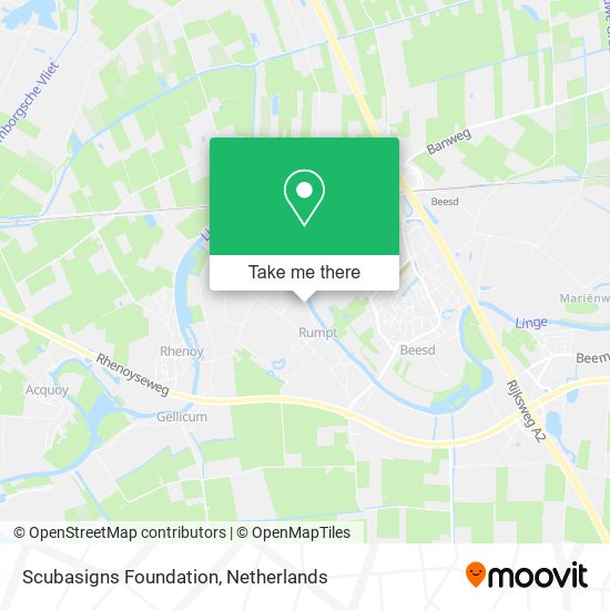 Scubasigns Foundation map