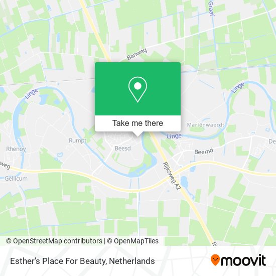 Esther's Place For Beauty map