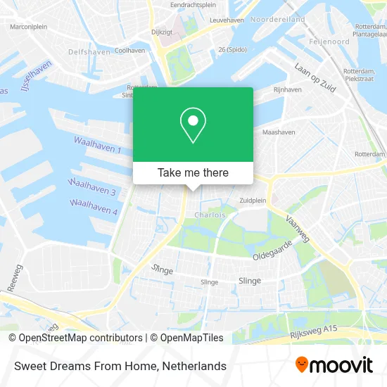 Sweet Dreams From Home map