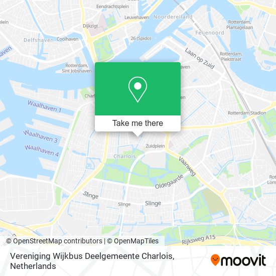 Vereniging Wijkbus Deelgemeente Charlois map
