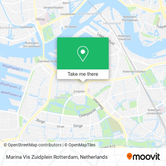 Marina Vis Zuidplein Rotterdam map