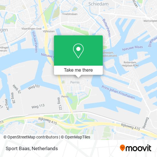 Sport Baas map