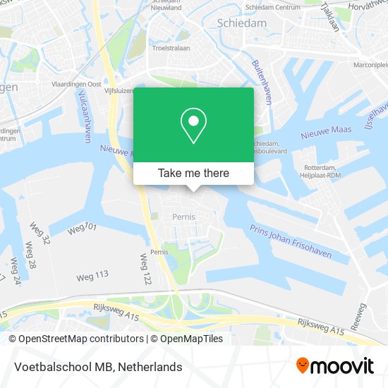 Voetbalschool MB map