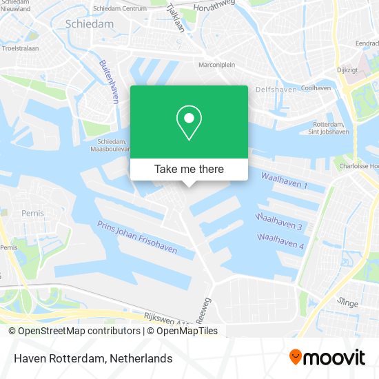 Haven Rotterdam map
