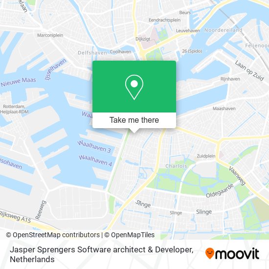 Jasper Sprengers Software architect & Developer map