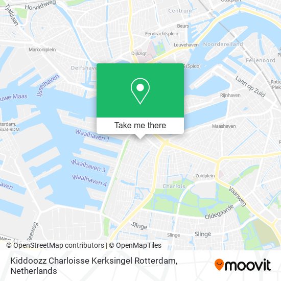 Kiddoozz Charloisse Kerksingel Rotterdam map