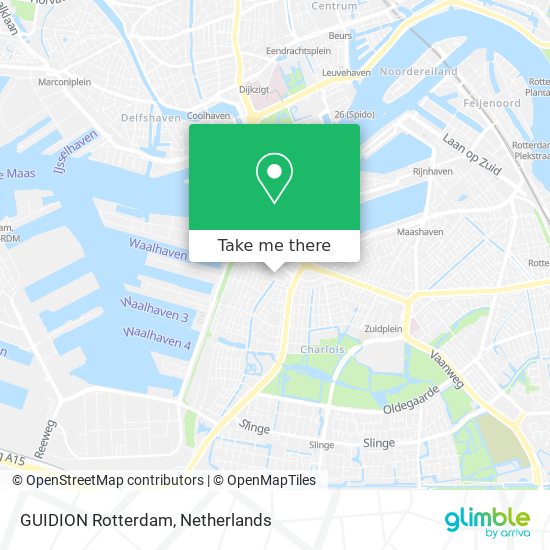 GUIDION Rotterdam map