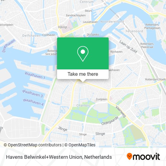 Havens Belwinkel+Western Union map