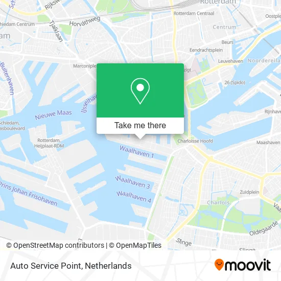 Auto Service Point map