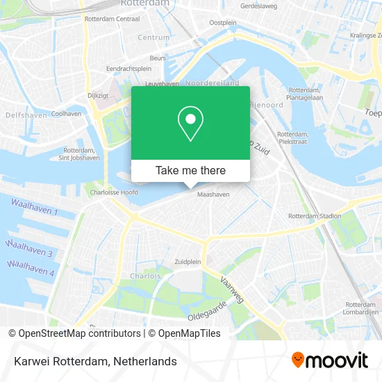 Karwei Rotterdam map