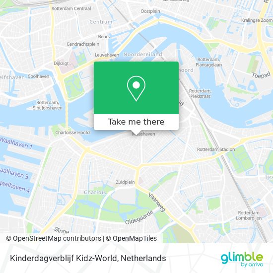 Kinderdagverblijf Kidz-World Karte
