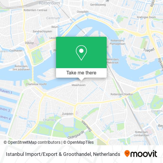 Istanbul Import / Export & Groothandel map