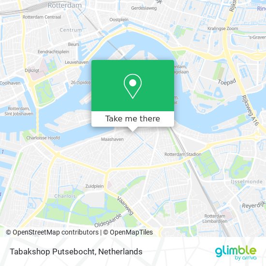 Tabakshop Putsebocht map