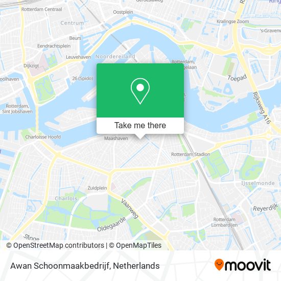 Awan Schoonmaakbedrijf map