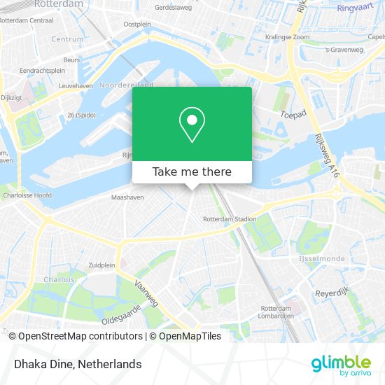 Dhaka Dine map