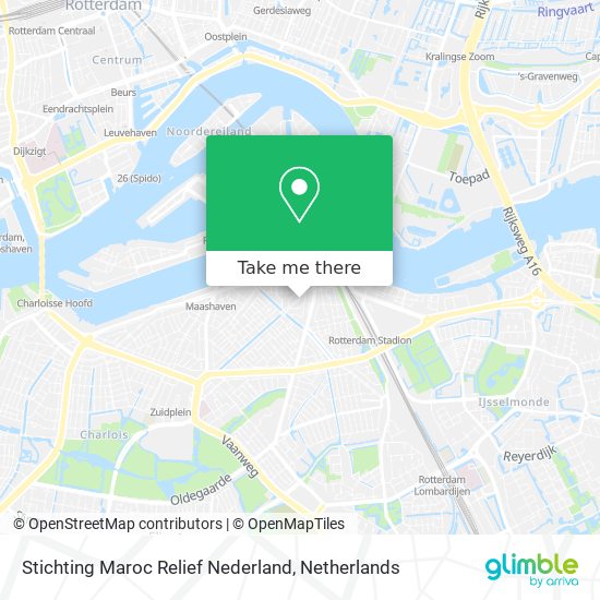 Stichting Maroc Relief Nederland map