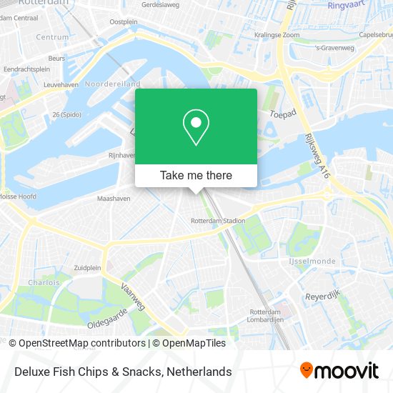 Deluxe Fish Chips & Snacks map