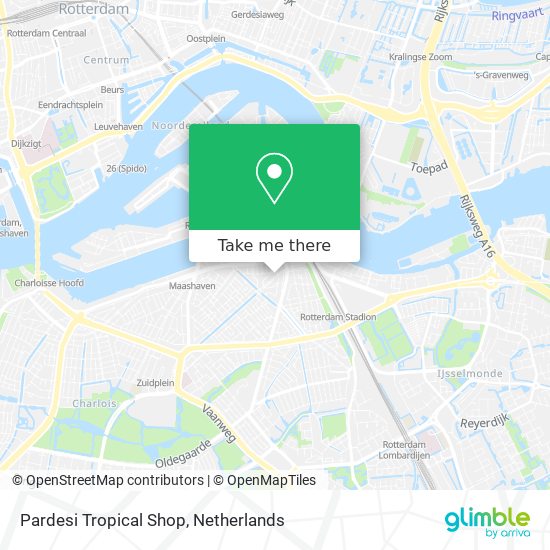 Pardesi Tropical Shop Karte
