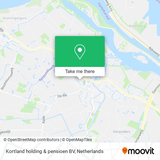 Kortland holding & pensioen BV map