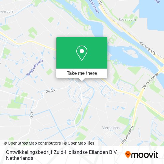 Ontwikkelingsbedrijf Zuid-Hollandse Eilanden B.V. Karte
