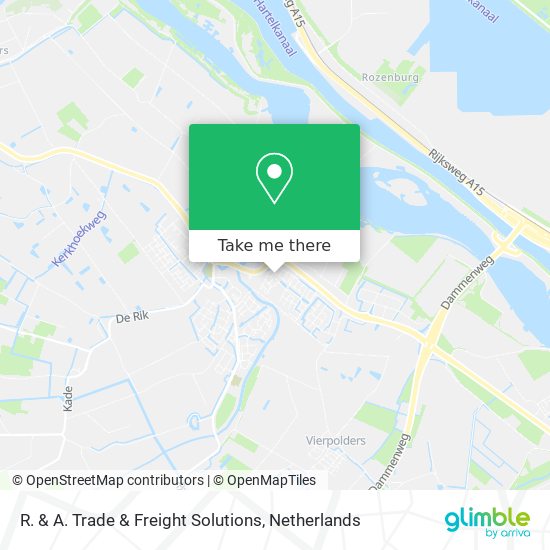 R. & A. Trade & Freight Solutions map